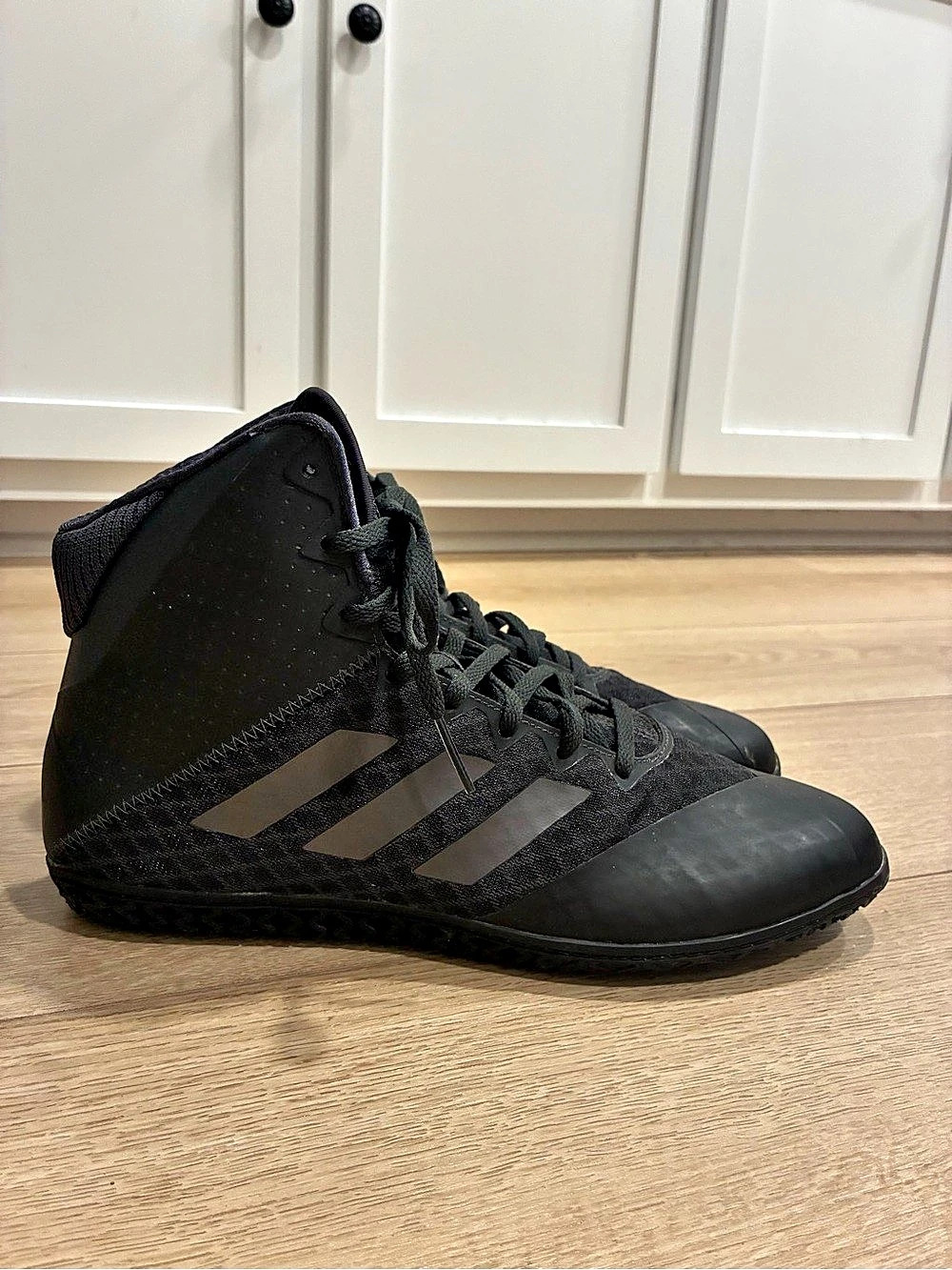 Adidas Men’s Mat Wizard 4 Wrestling Shoes Black Size 10